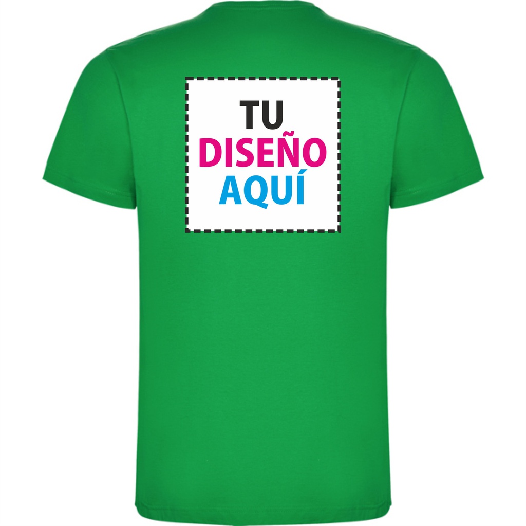 Camiseta unisex personalizada a la espalda