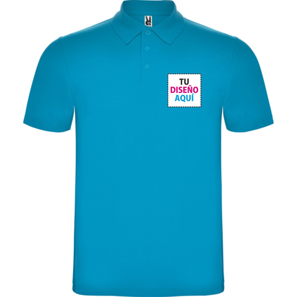 Polo manga corta Roly Austral personalizado al bolsillo